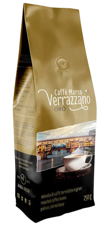 Oro 250g coffee left
